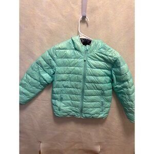 Eddie Bauer Girls Puffer Jacket Size 4/5 Light Blue